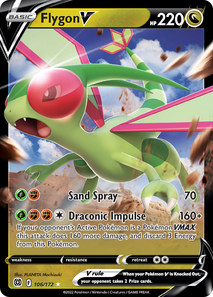 Flygon V (106/172) - [Holo Foil] Brilliant Stars (BRS)