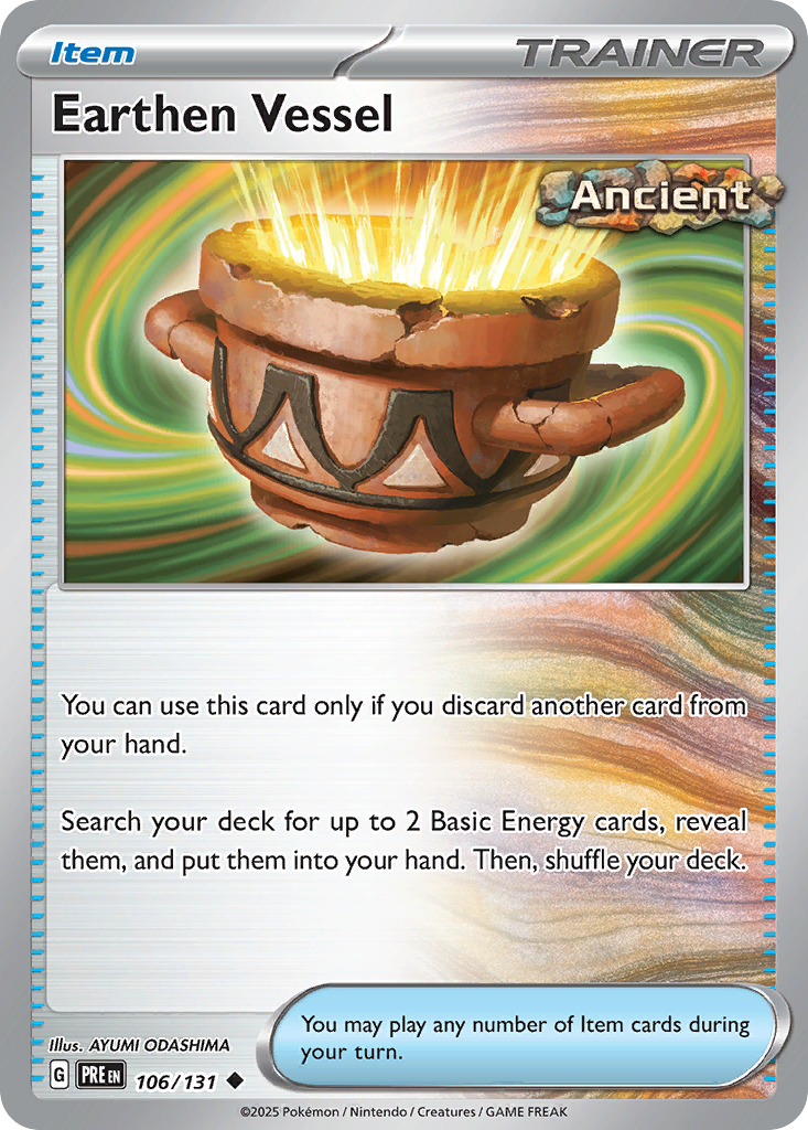Earthen Vessel (106/131) - [Reverse Holo] Prismatic Evolutions (PRE)