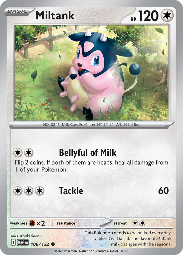 Miltank (106/132) - [Reverse Holo] Mega Evolution (MEG)
