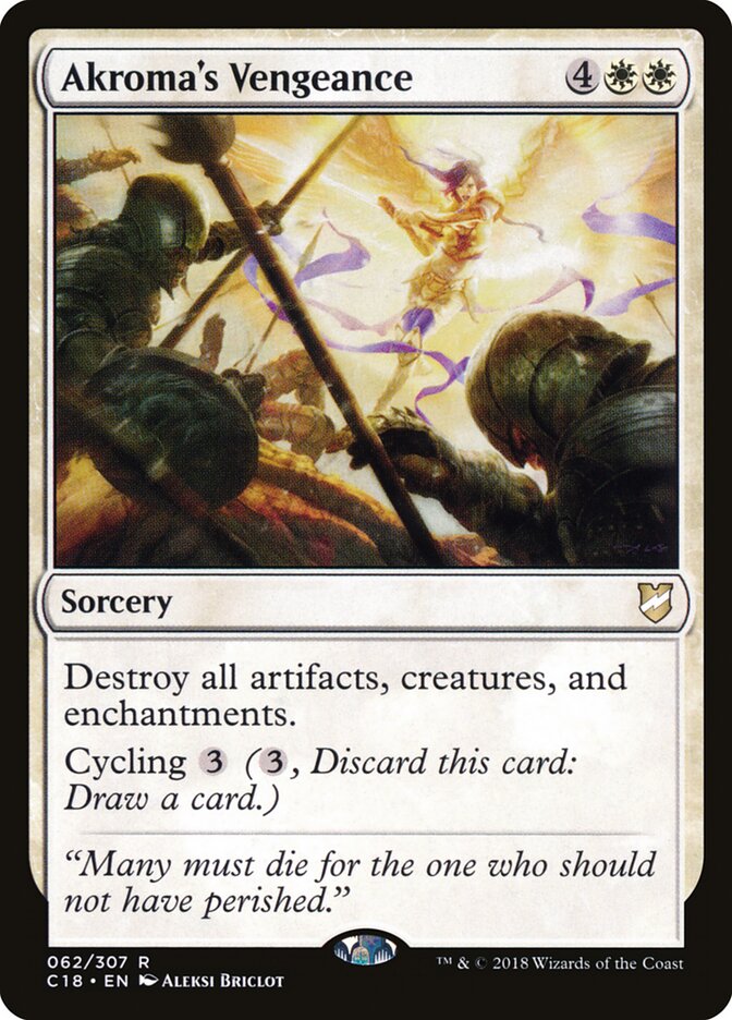 Akroma's Vengeance (62) - Commander 2018 (C18)