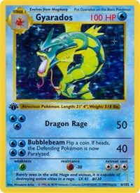 Gyarados (6) - Base Set (Shadowless) (BSS)