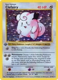 Clefairy (5) - Base Set (Shadowless) (BSS)
