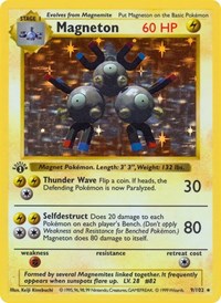 Magneton (9) - Base Set (Shadowless) (BSS)