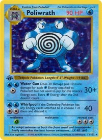 Poliwrath (13) - Base Set (Shadowless) (BSS)