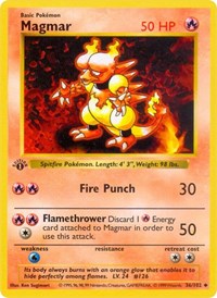 Magmar (36) - Base Set (Shadowless) (BSS)