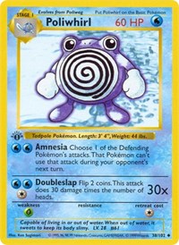 Poliwhirl (38) - Base Set (Shadowless) (BSS)