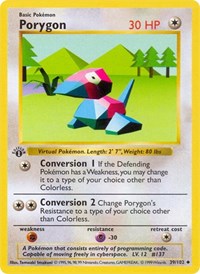 Porygon (39) - Base Set (Shadowless) (BSS)