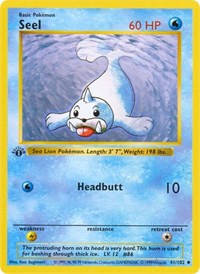 Seel (41) - Base Set (Shadowless) (BSS)