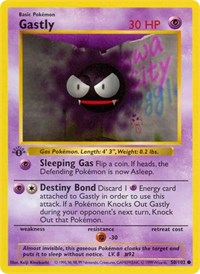 Gastly (50) - Base Set (Shadowless) (BSS)