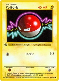 Voltorb (67) - Base Set (Shadowless) (BSS)