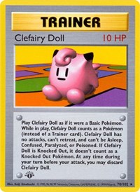 Clefairy Doll (70) - Base Set (Shadowless) (BSS)