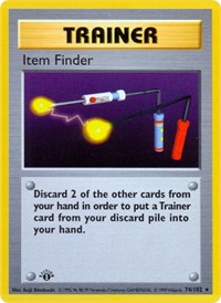 Item Finder (74) - Base Set (Shadowless) (BSS)