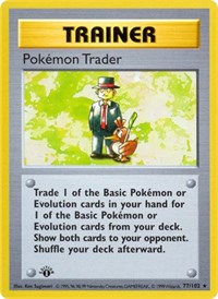Pokemon Trader (77) - Base Set (Shadowless) (BSS)