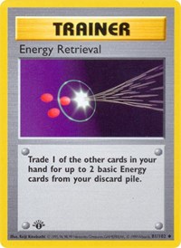 Energy Retrieval (81) - Base Set (Shadowless) (BSS)