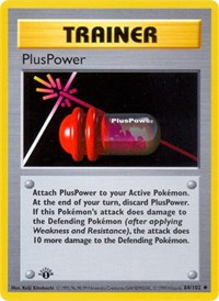 PlusPower (84) - Base Set (Shadowless) (BSS)