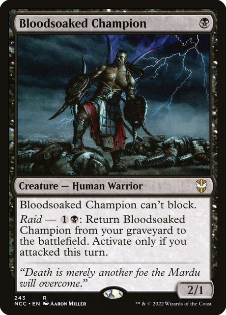 Bloodsoaked Champion (243) - New Capenna Commander (NCC)