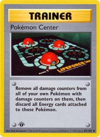 Pokemon Center (85) - Base Set (Shadowless) (BSS)
