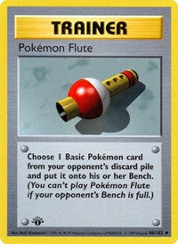 Pokemon Flute (86) - Base Set (Shadowless) (BSS)