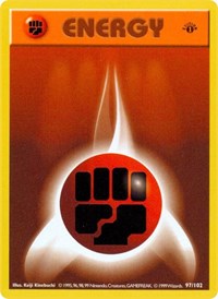 Fighting Energy (97) - Base Set (Shadowless) (BSS)