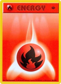 Fire Energy (98) - Base Set (Shadowless) (BSS)