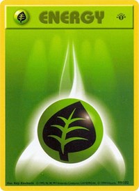Grass Energy (99) - Base Set (Shadowless) (BSS)