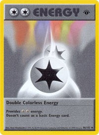 Double Colorless Energy (96) - Base Set (Shadowless) (BSS)