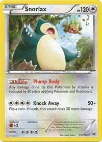 Snorlax (118) - XY - BREAKthrough (BKT)