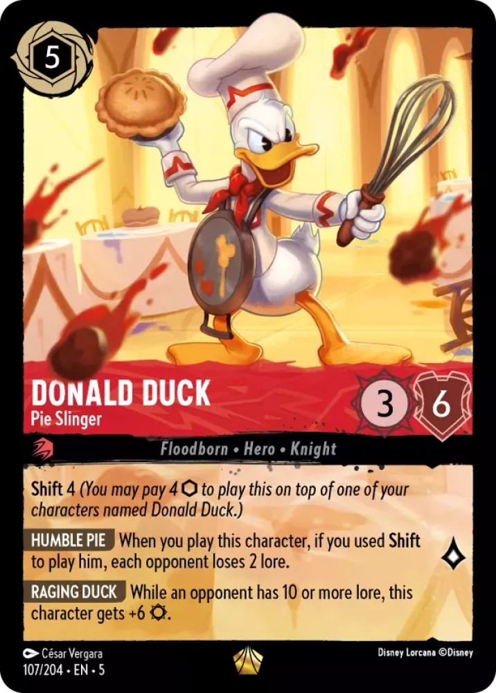 Donald Duck - Pie Slinger - [Foil] Shimmering Skies (5)