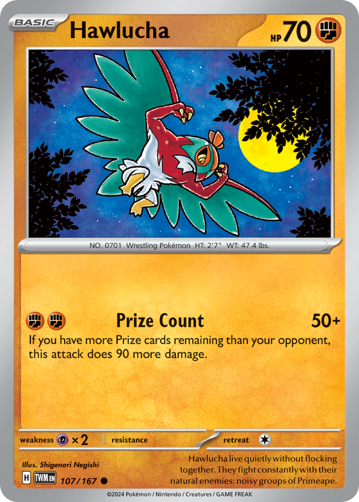 Hawlucha (107/167) - Twilight Masquerade (TWM)