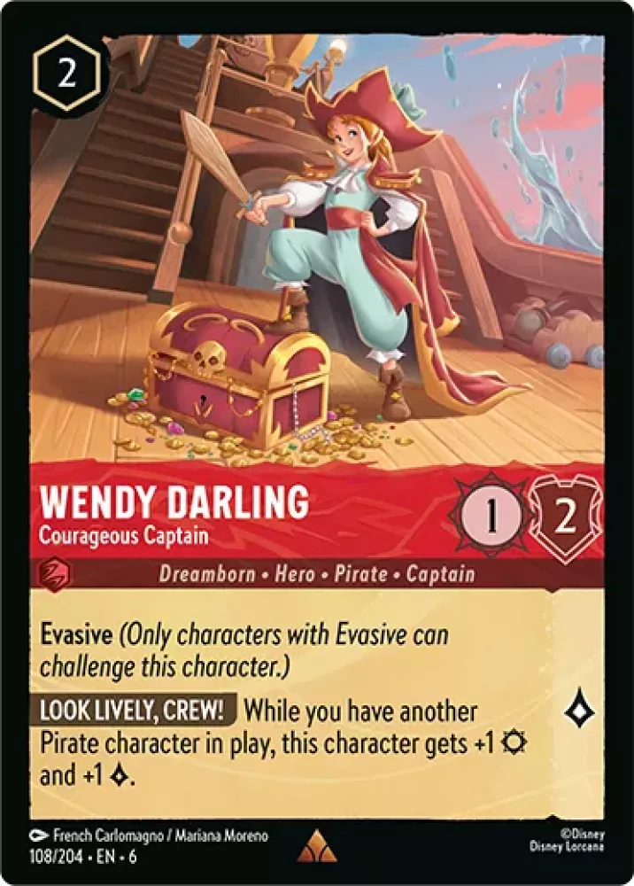 Wendy Darling - Courageous Captain - [Foil] Azurite Sea (6)