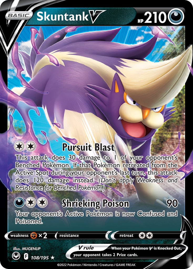 Skuntank V (108/195) - [Holo Foil] Silver Tempest (SIT)