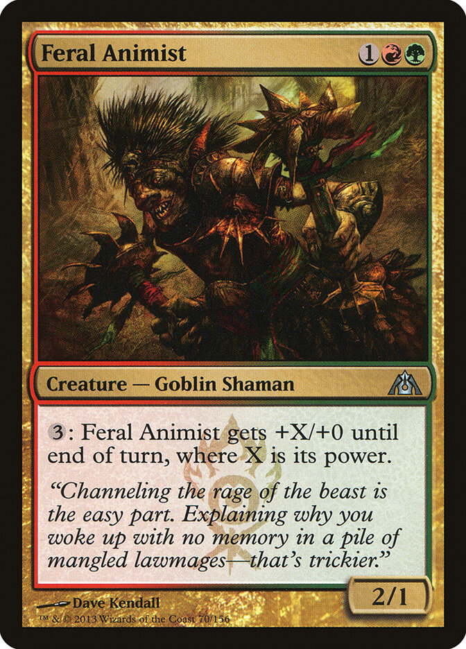 Feral Animist (70) - Dragon's Maze (DGM)
