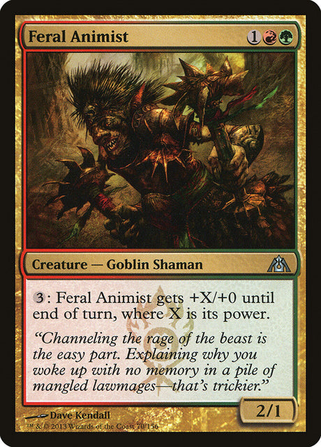 Feral Animist (70) - Dragon's Maze (DGM)
