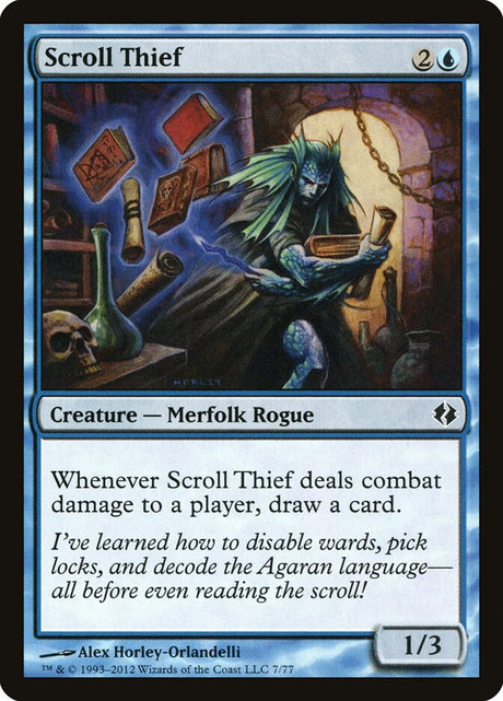 Scroll Thief (7) - Duel Decks: Venser vs. Koth (DDI)