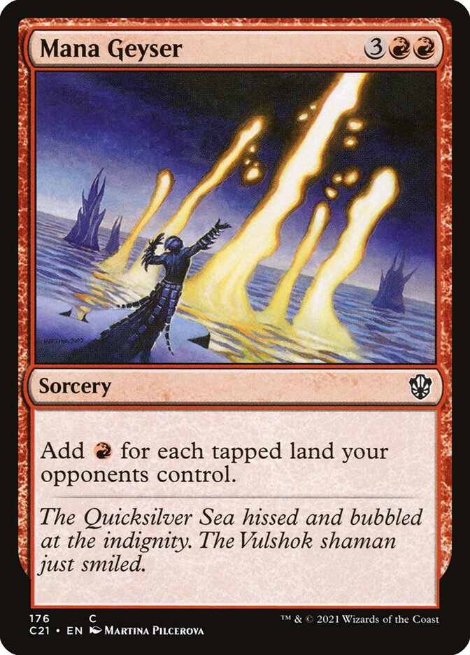 Mana Geyser (176) - Commander 2021 (C21)