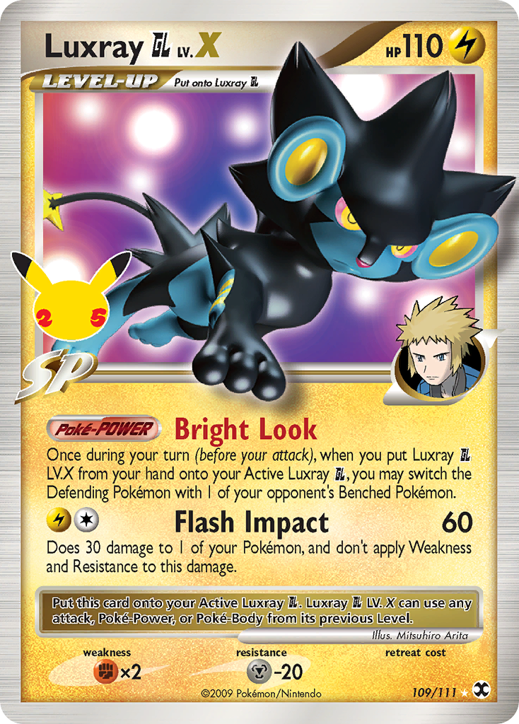 Luxray GL LV.X (109/25) - [Holo Foil] Celebrations: Classic Collection (CEL)
