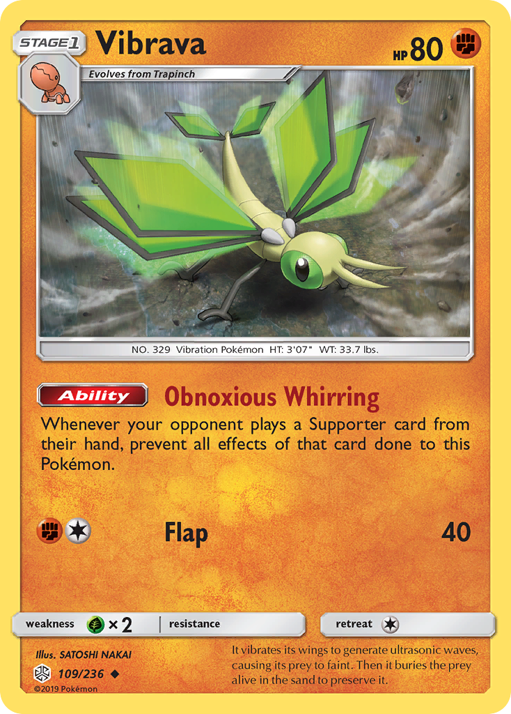 Vibrava (109/236) - [Reverse Holo] Cosmic Eclipse (CEC)