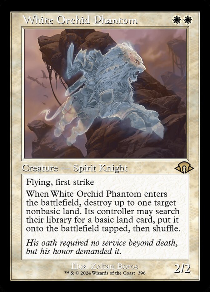 White Orchid Phantom - [Foil, Retro Frame] Modern Horizons 3 (MH3)