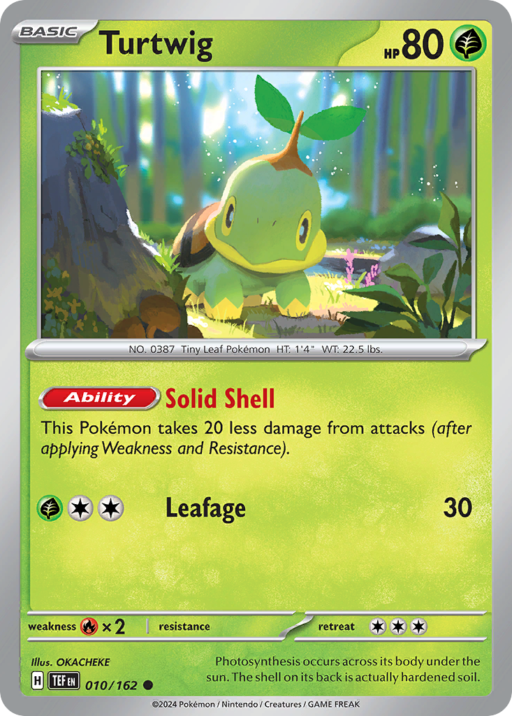 Turtwig (10/162) - [Reverse Holo] Temporal Forces (TEF)