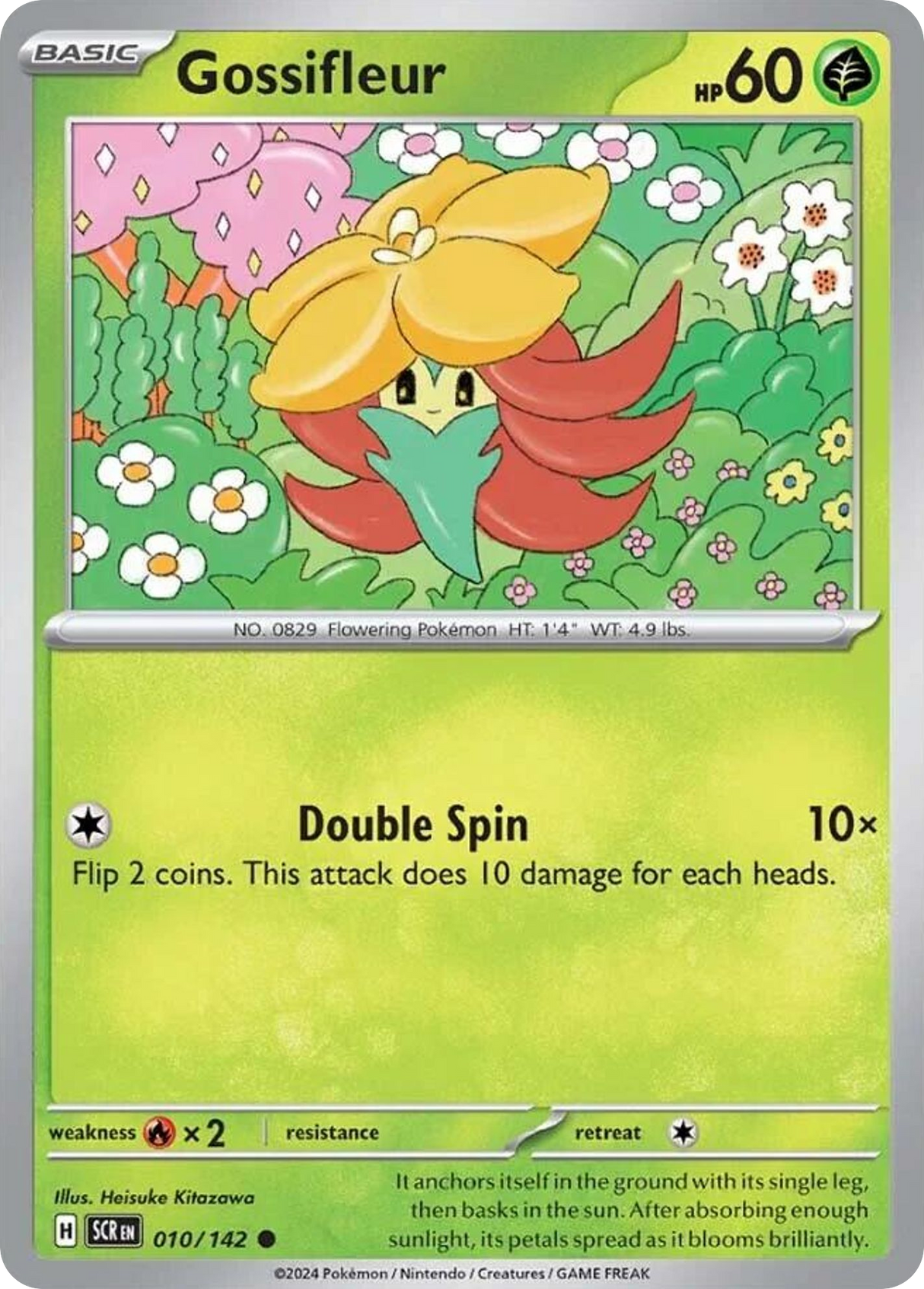Gossifleur (10/142) - [Reverse Holo] Stellar Crown (SCR)
