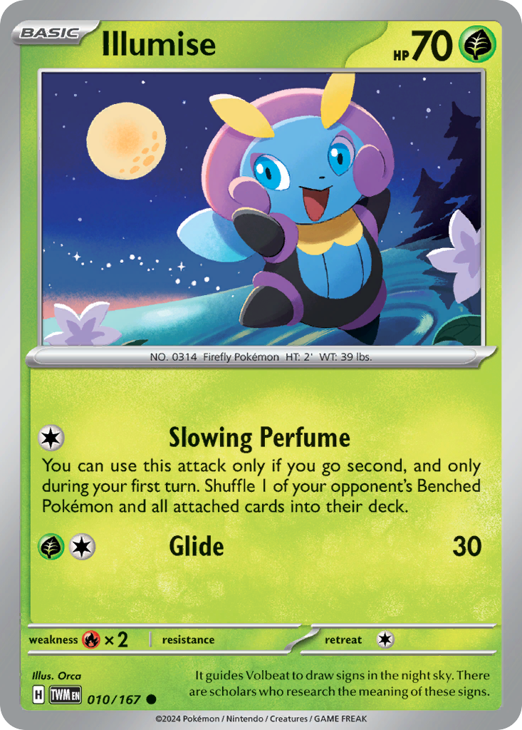 Illumise (10/167) - [Reverse Holo] Twilight Masquerade (TWM)