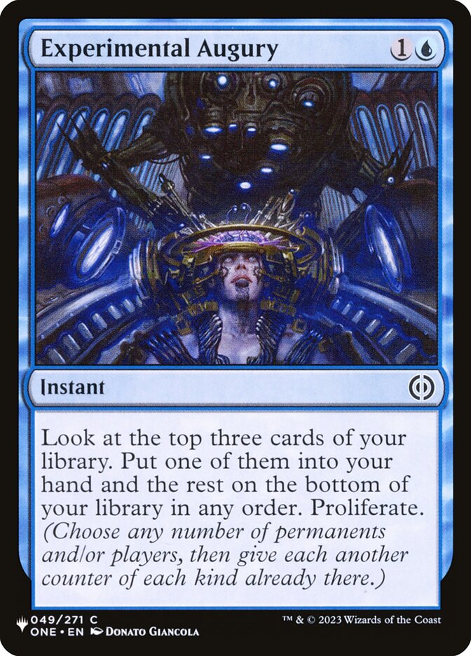 Experimental Augury (ONE-49) - The List (PLST)