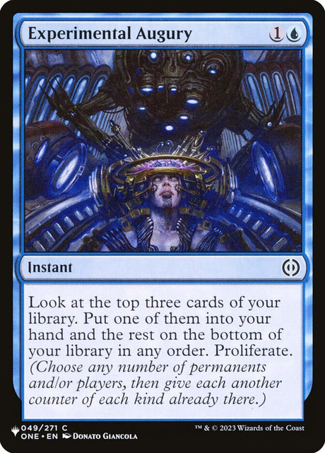 Experimental Augury (ONE-49) - The List (PLST)