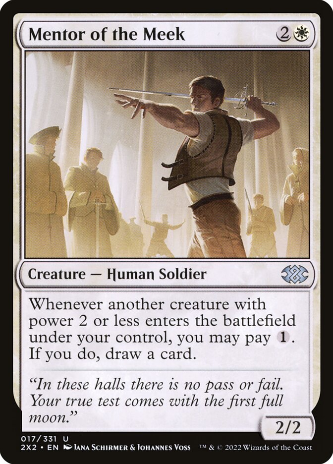 Mentor of the Meek (17) - Double Masters 2022 (2X2)