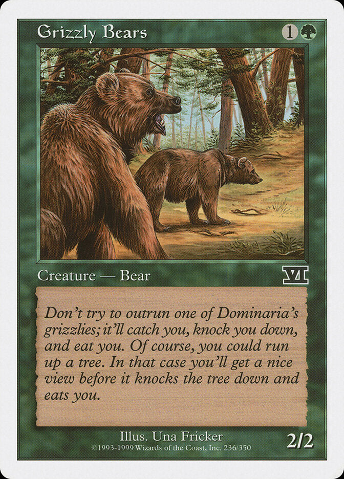 Grizzly Bears (236) - Classic Sixth Edition (6ED)