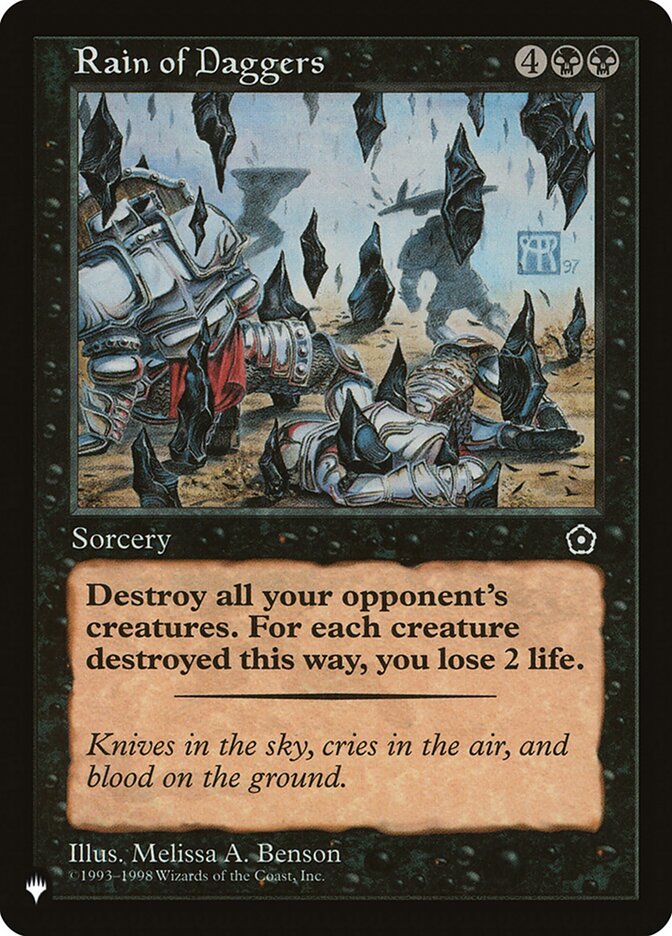 Rain of Daggers (P02-85) - The List (PLST)