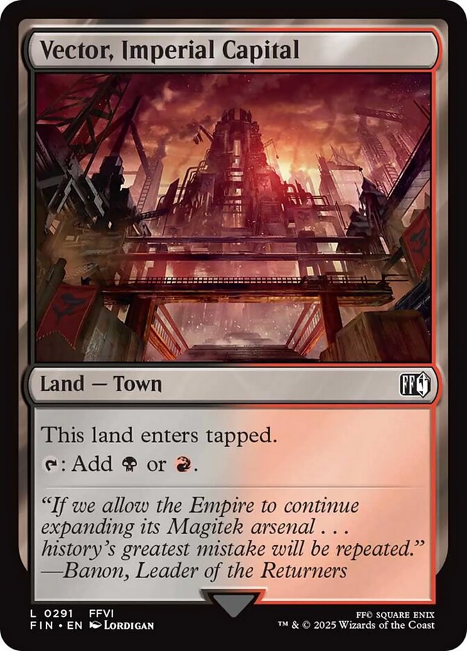 Vector, Imperial Capital (291) - [Foil] Final Fantasy (FIN)