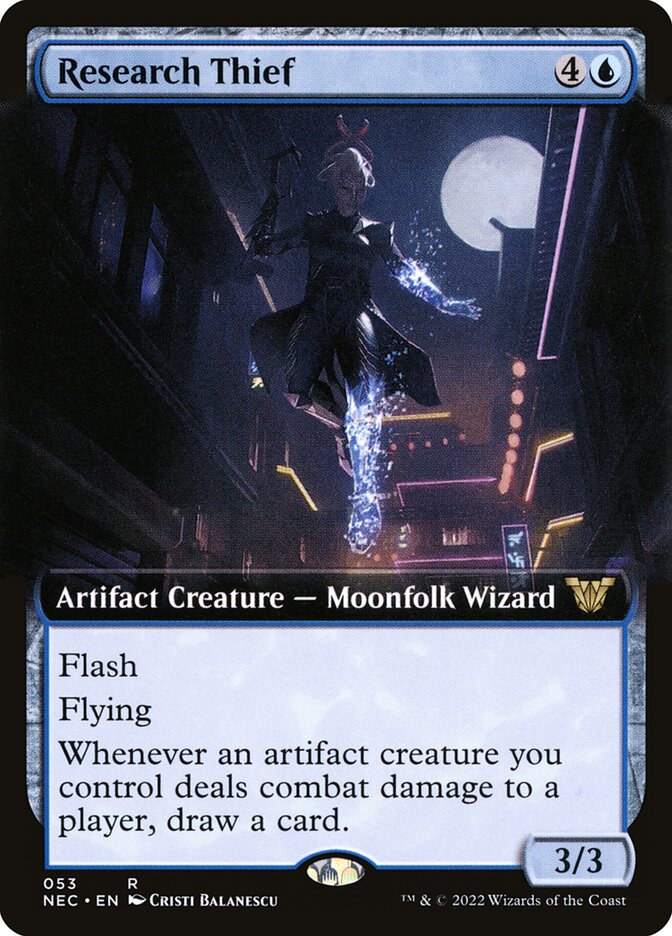 Research Thief (53) - Neon Dynasty Commander (NEC)