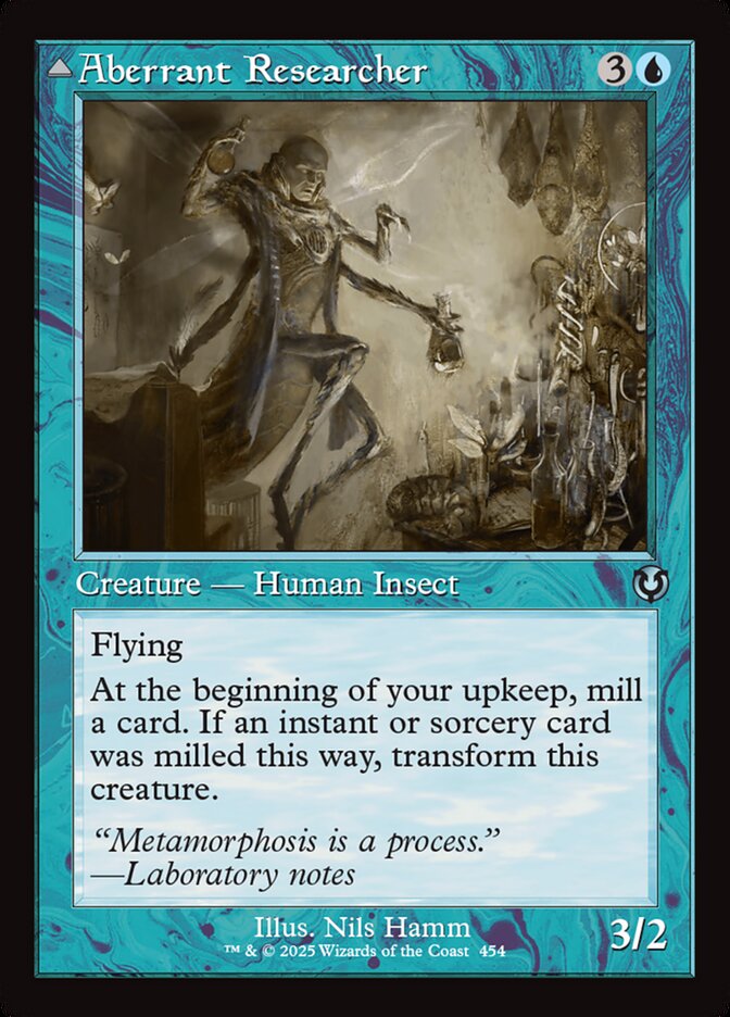 Aberrant Researcher // Perfected Form - [Foil, Retro Frame] Innistrad Remastered (INR)
