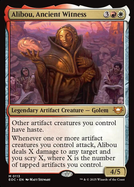 Alibou, Ancient Witness (113) - Edge of Eternities Commander (EOC)
